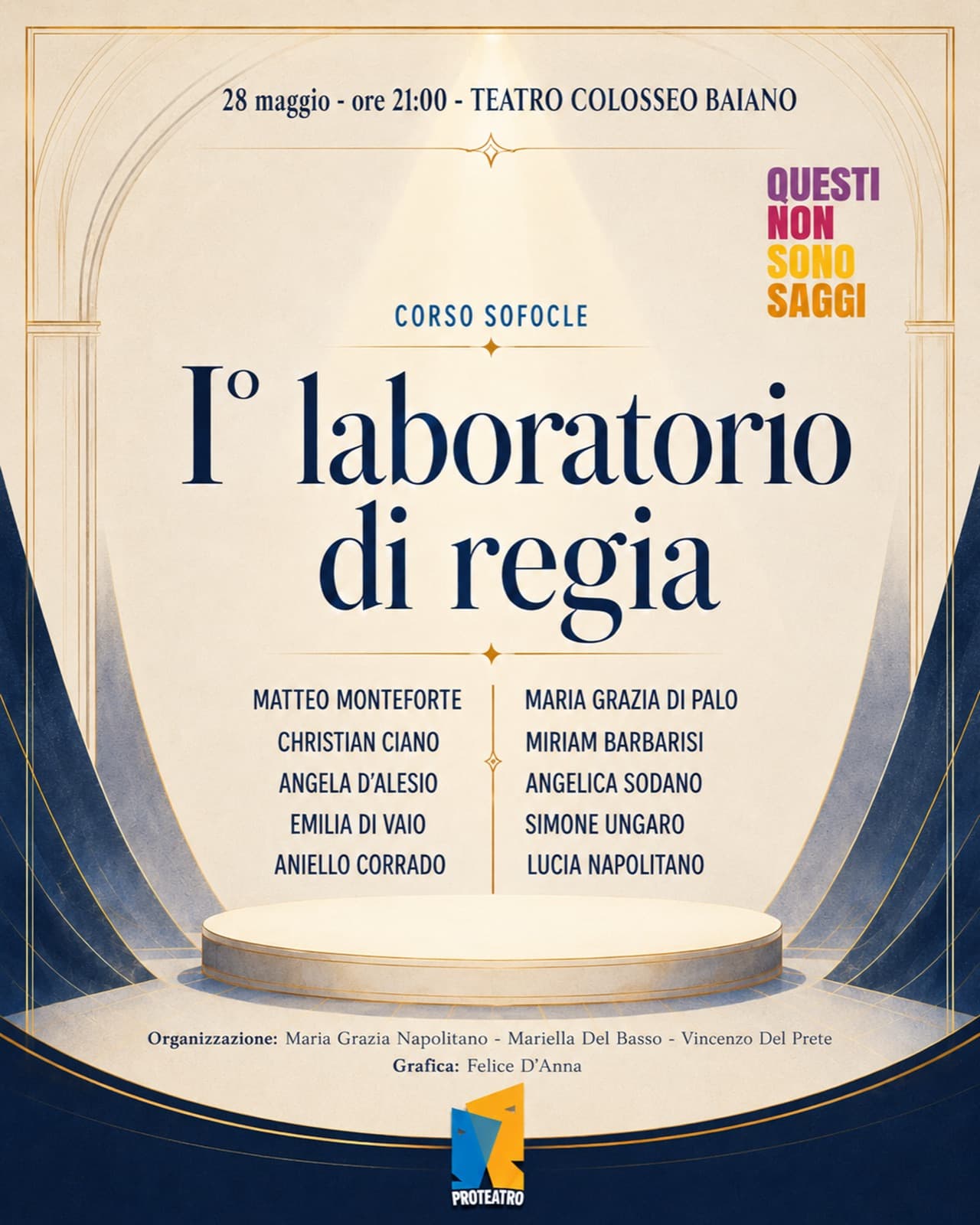 Locandina I° Laboratorio di Regia