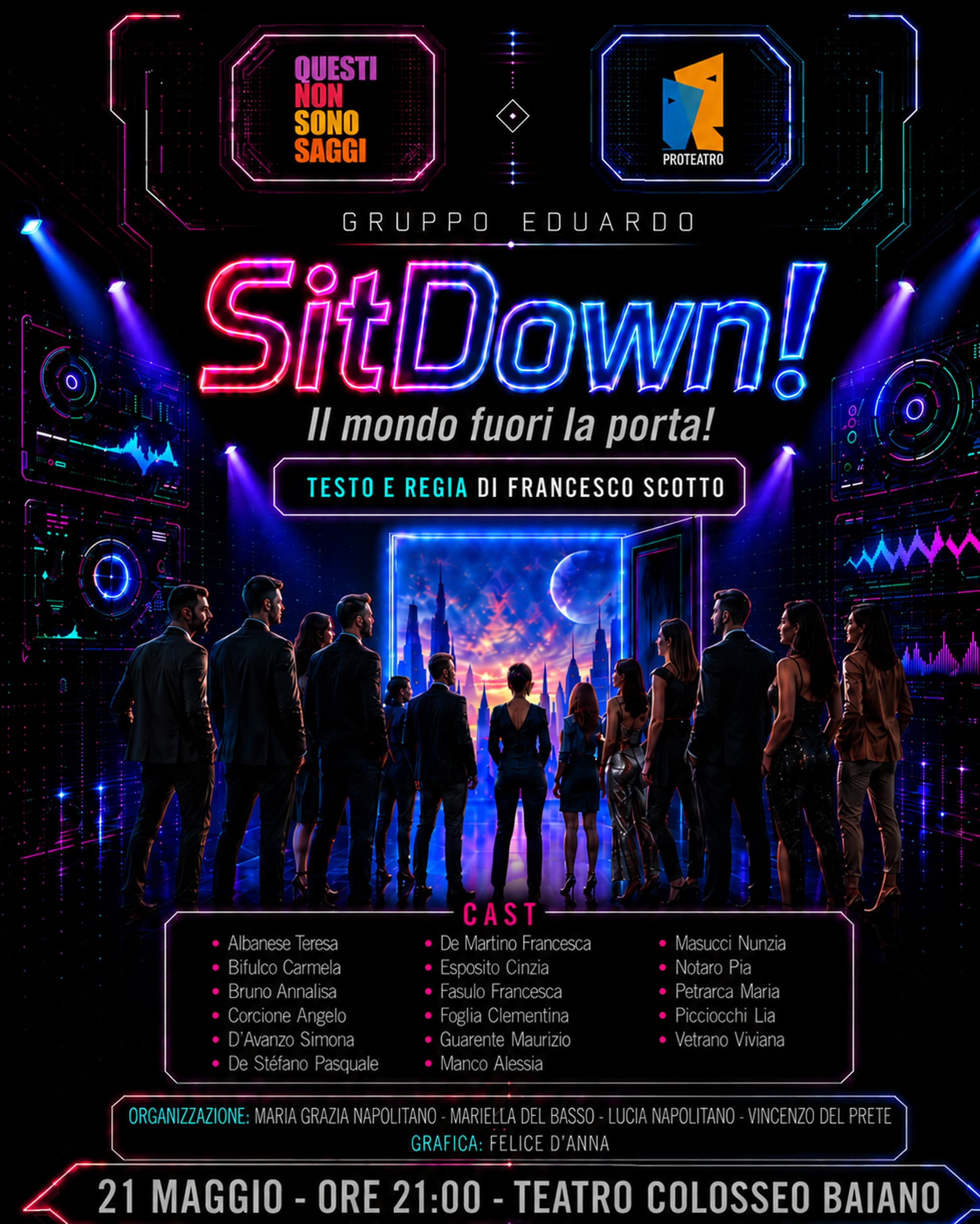Locandina SitDown! Il mondo fuori la porta!